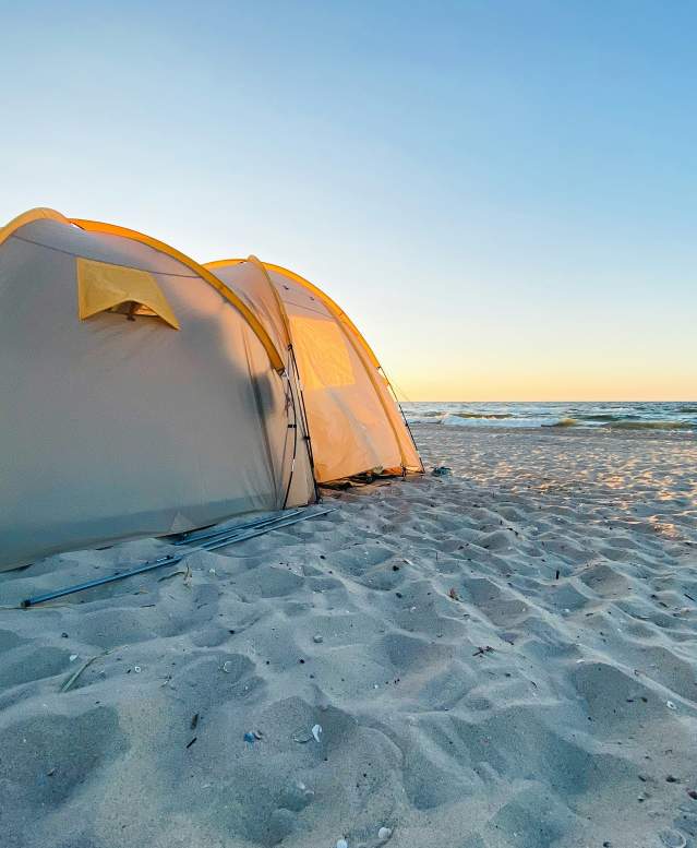 Beach Camping in