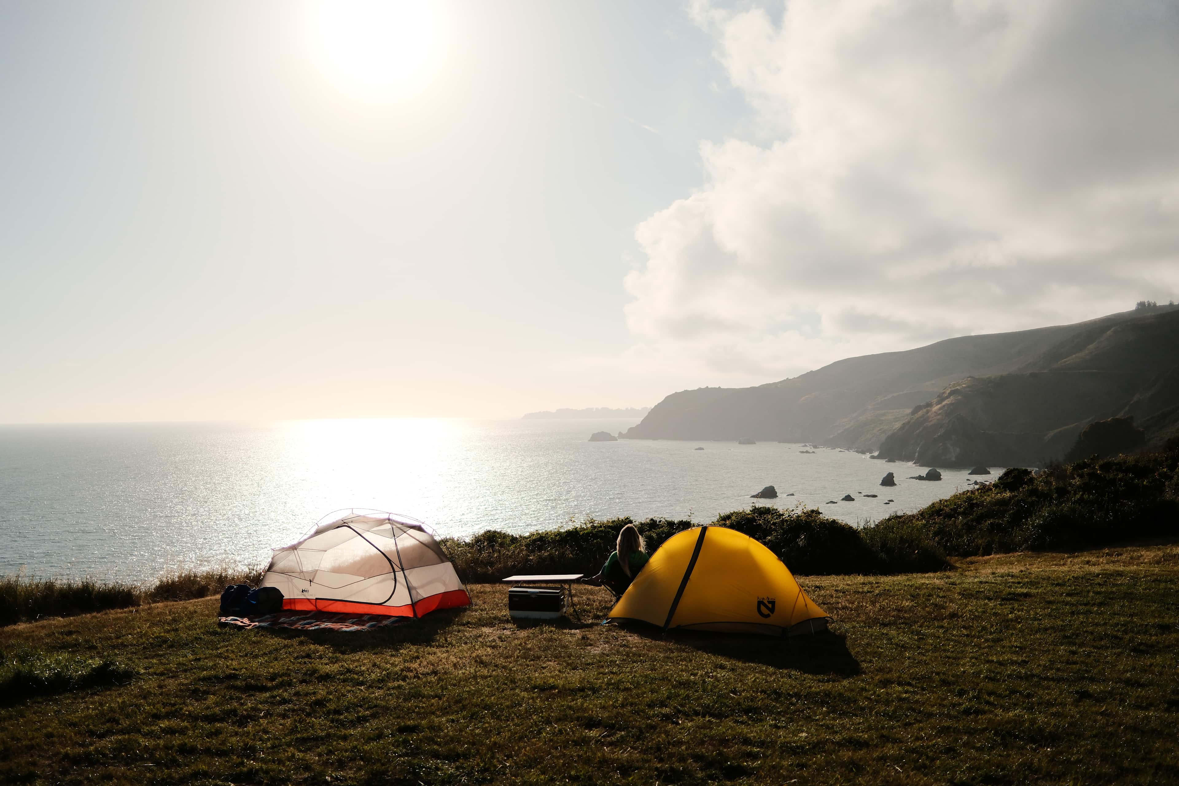 Beach Camping in