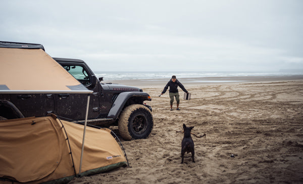 Beach Camping in