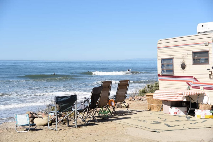 Beach Camping in