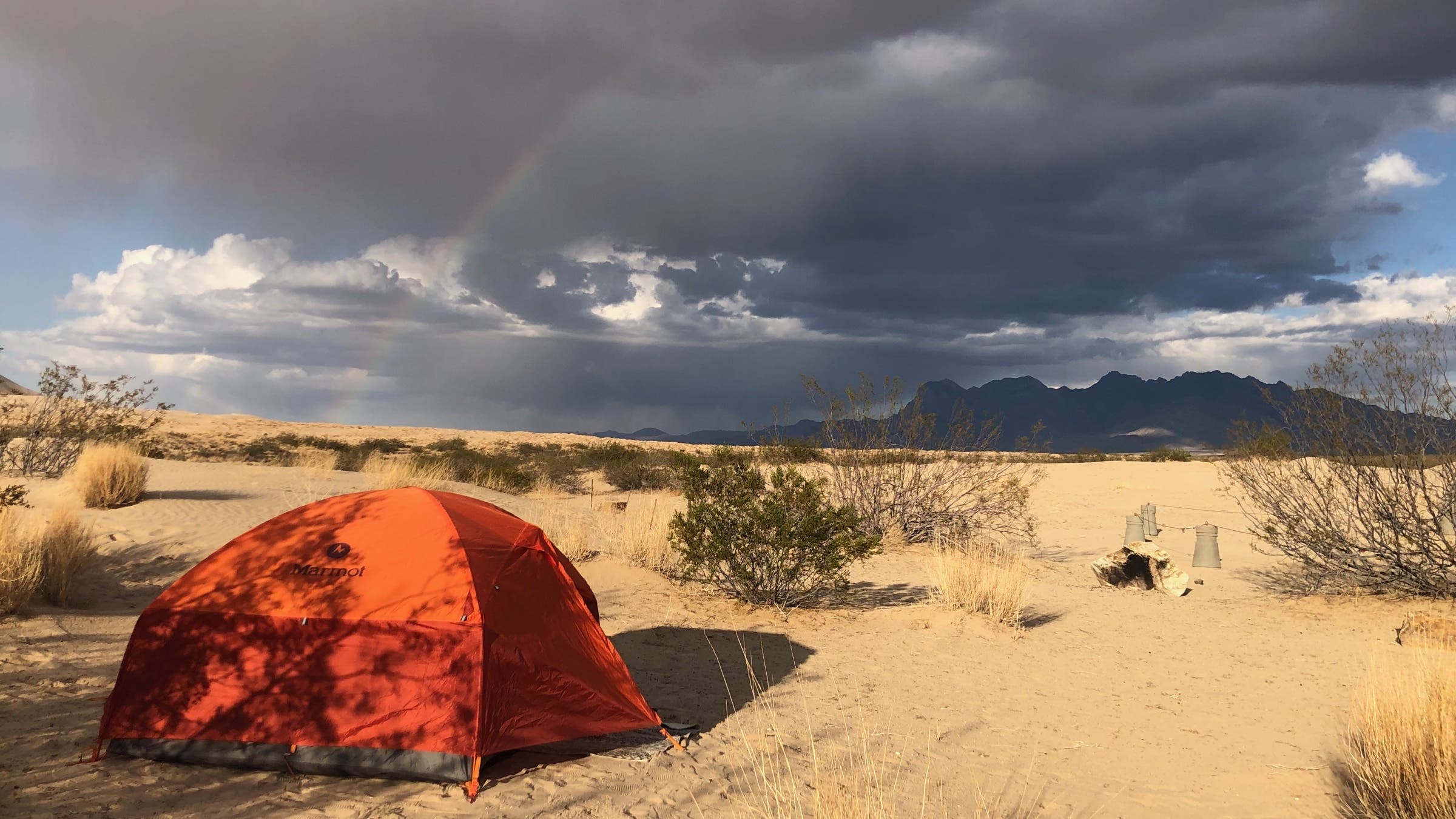 beach camping