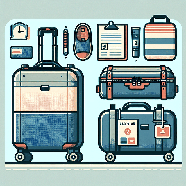 traveler's suitcase and carry-on bag for a train trip