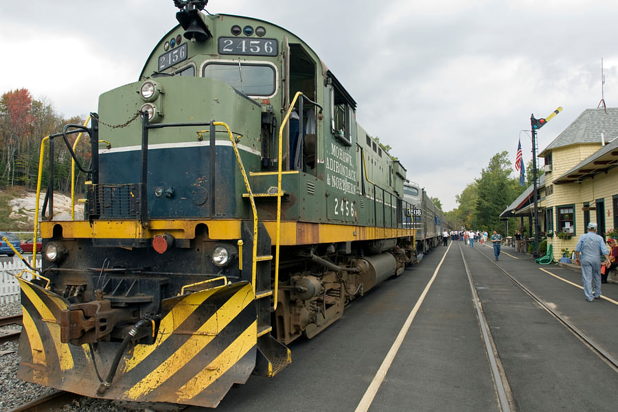 Adirondack train route scenery