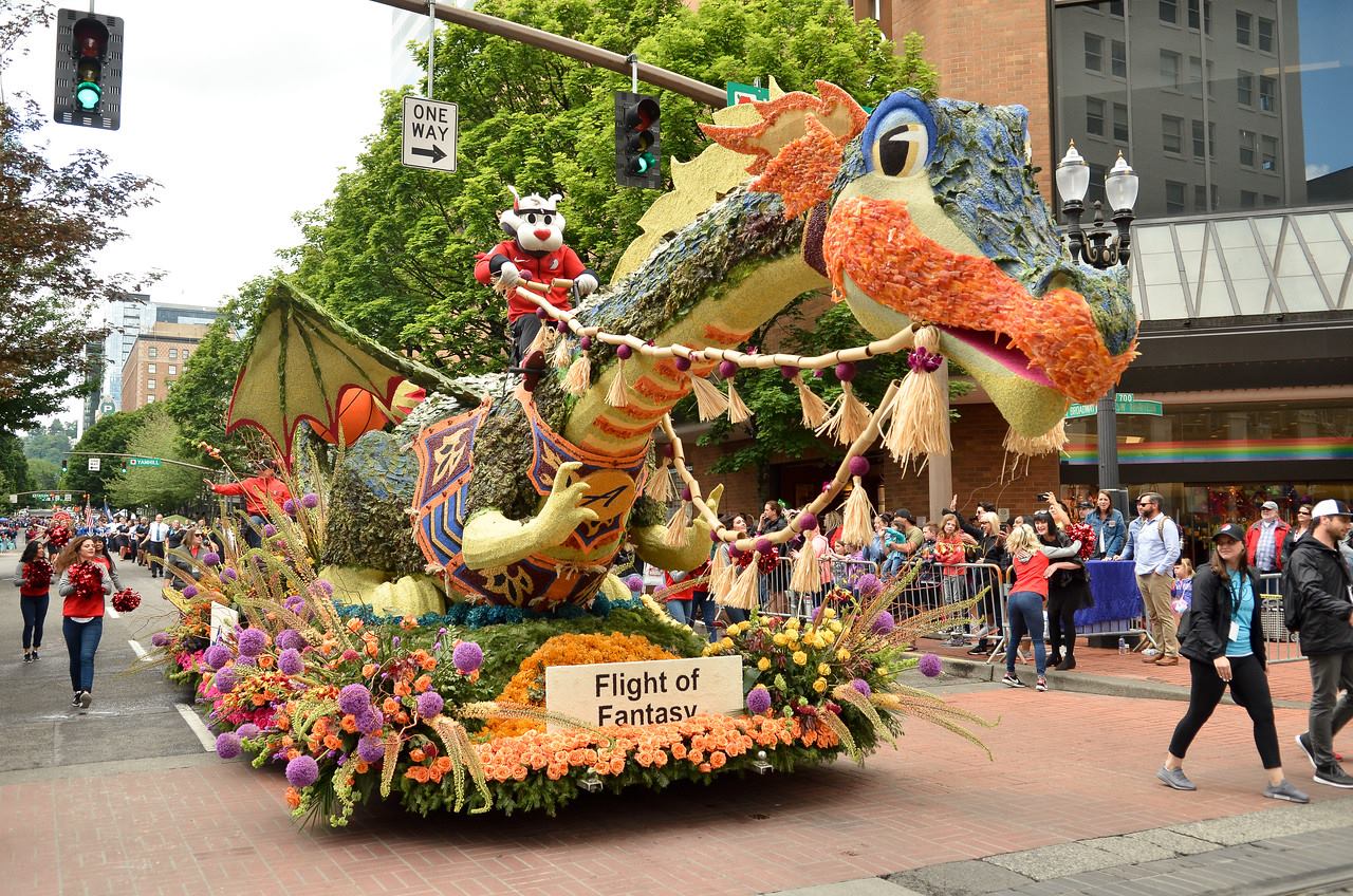 Portland Rose Festival art