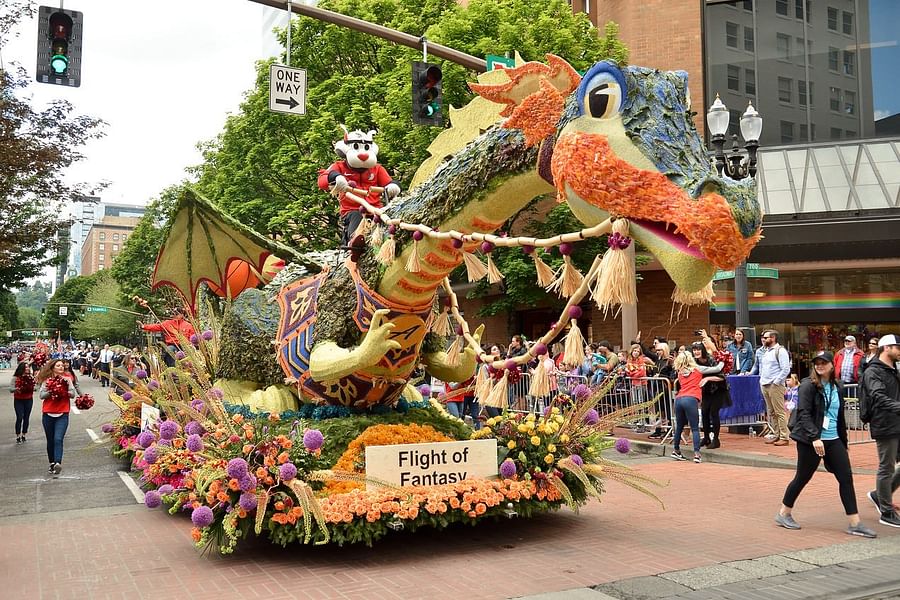 Portland Rose Festival art