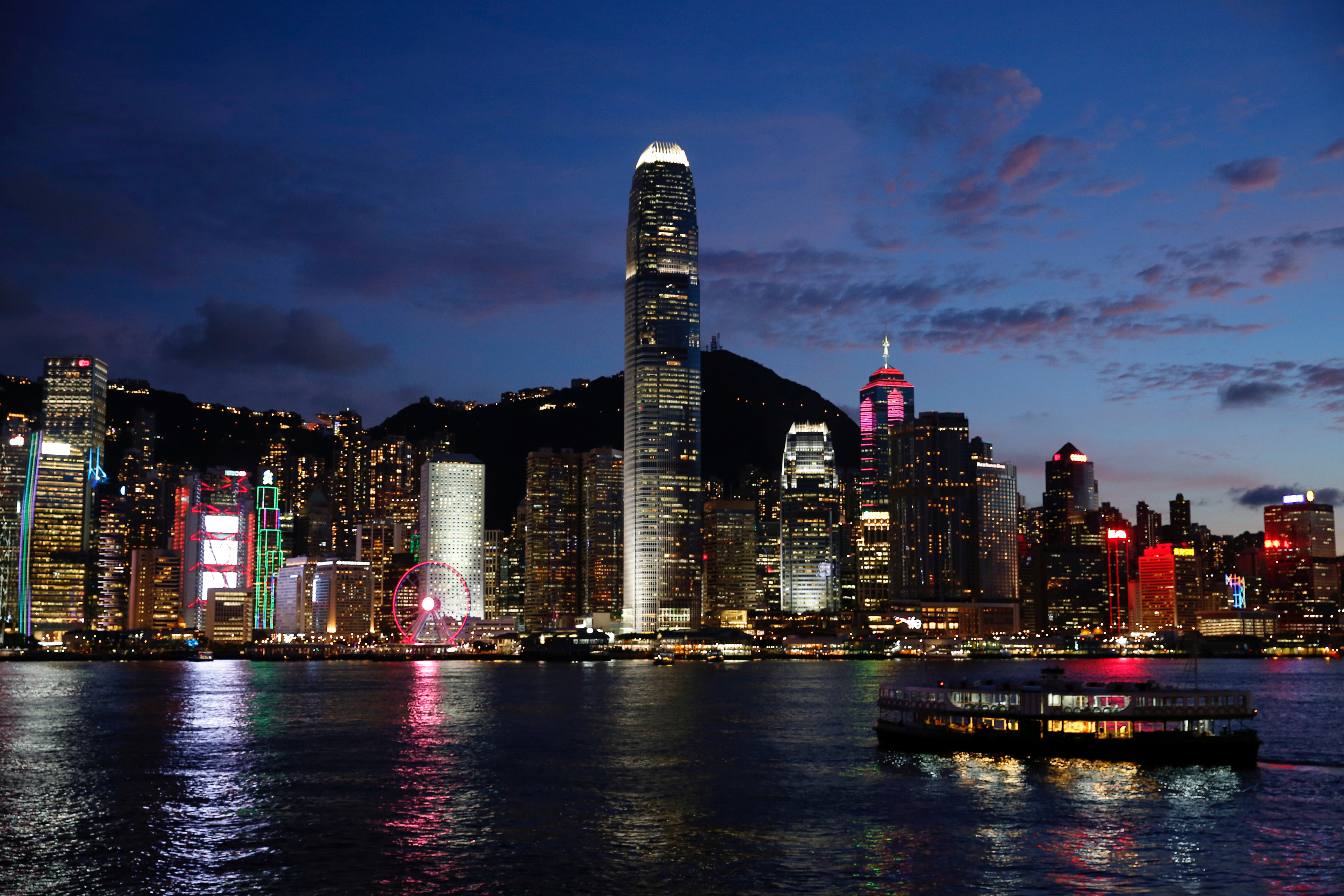 Hong Kong Star Ferry skyline