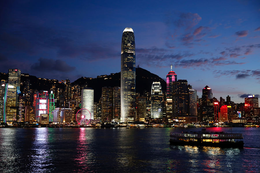 Hong Kong Star Ferry skyline