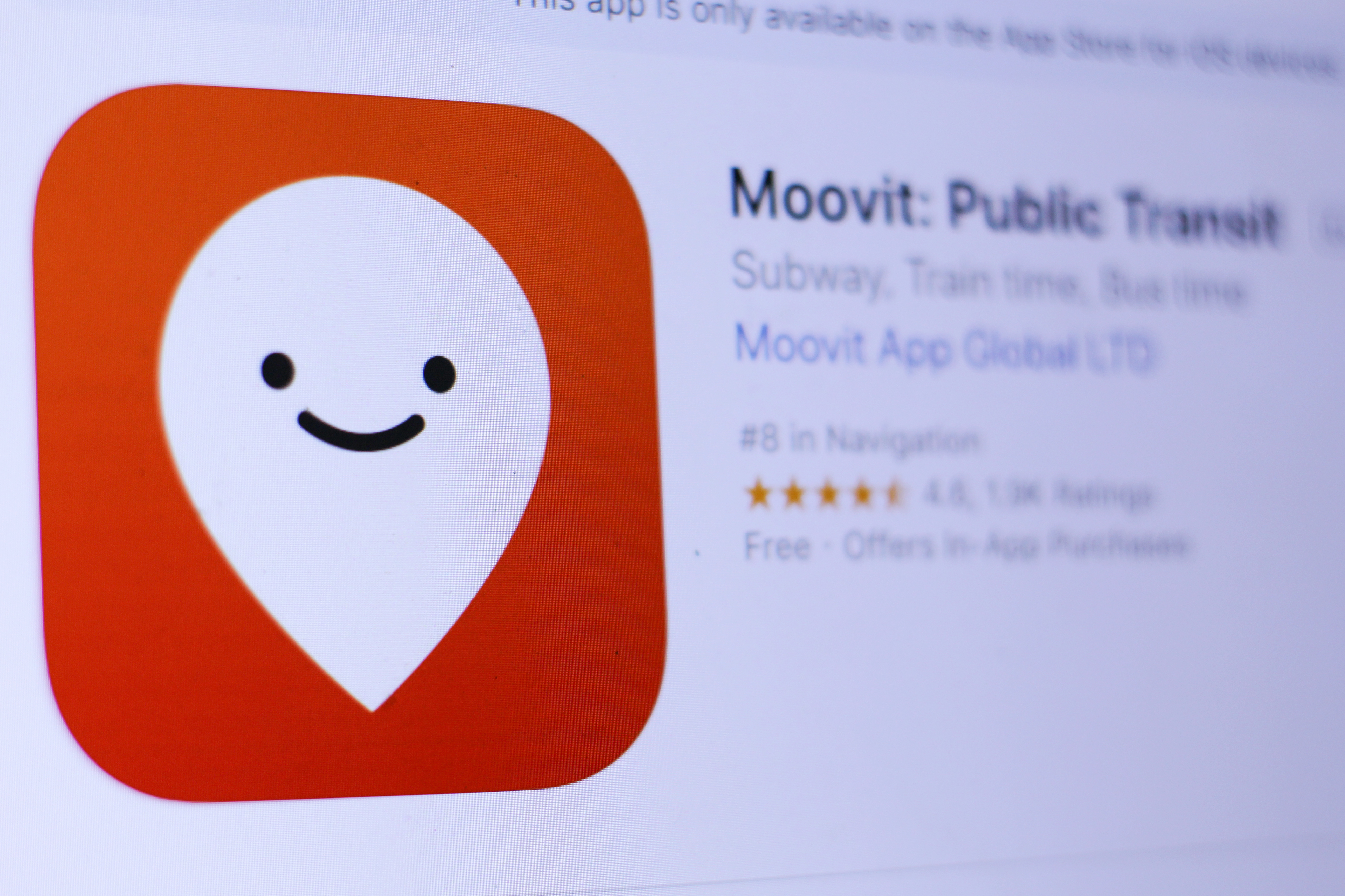 Moovit app screenshots