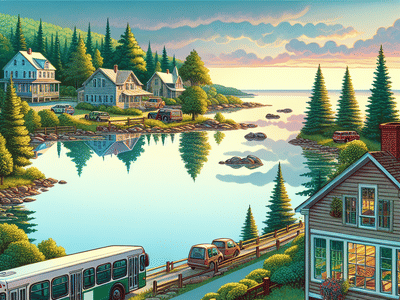 Best Car-Free Getaways in New England: Tranquil Retreats Accessible by Bus or Train