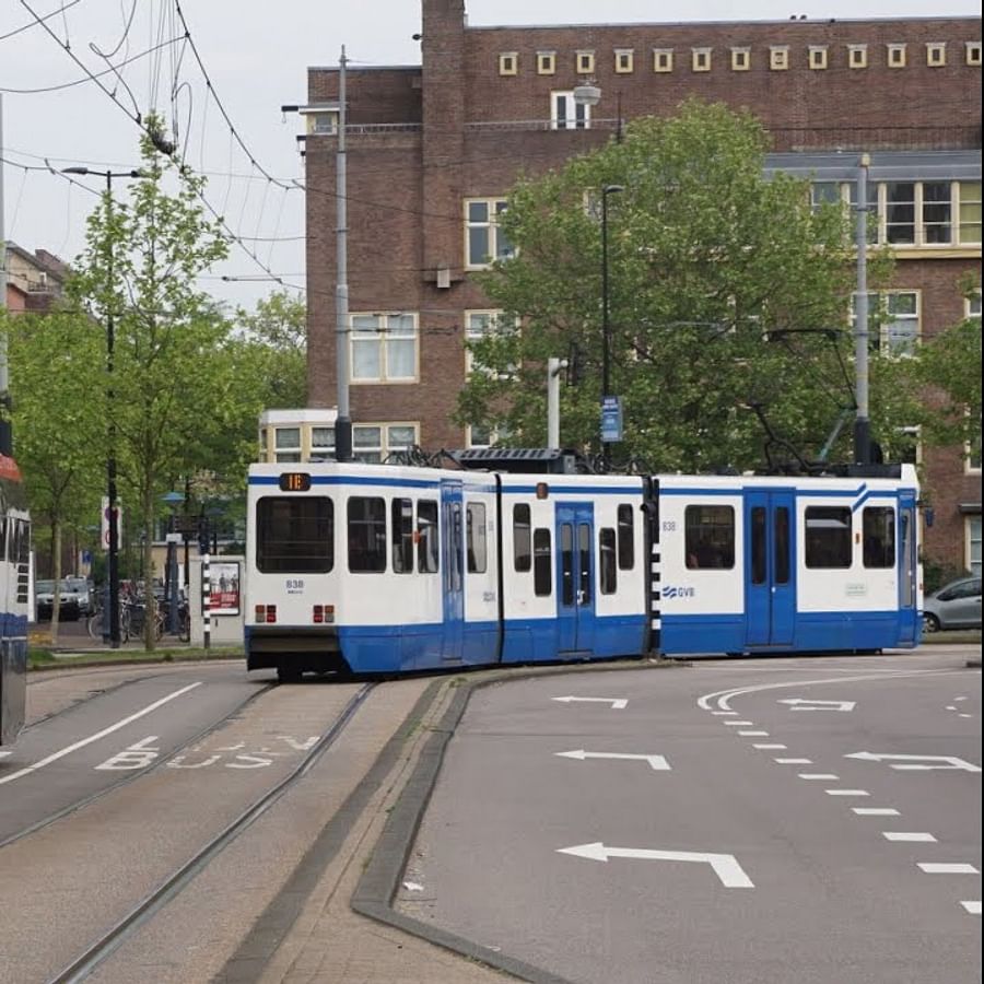 Public transportation system in a popular European city