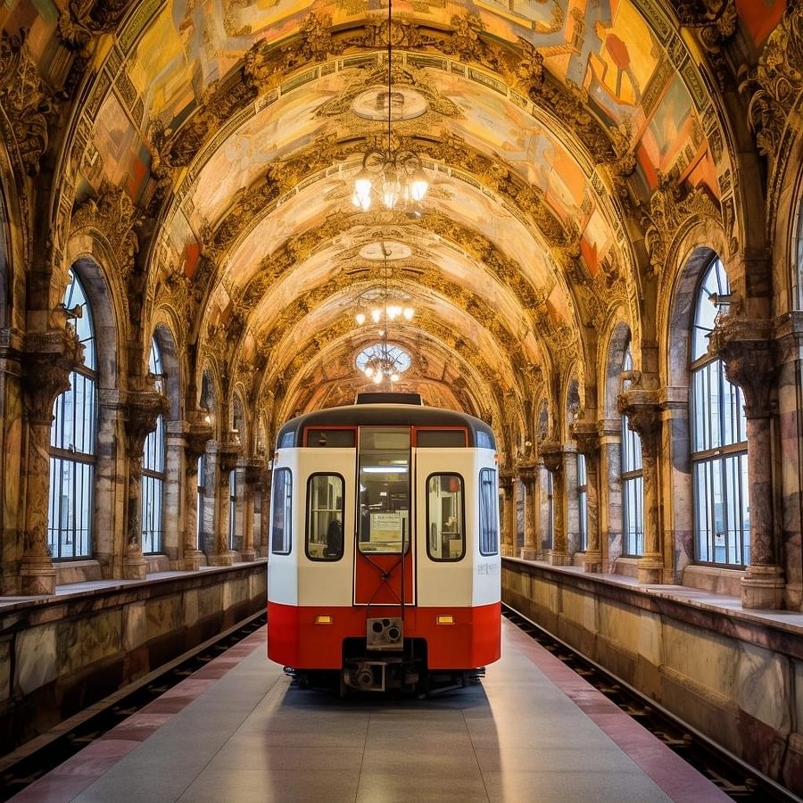 Vienna public transportation and architecture