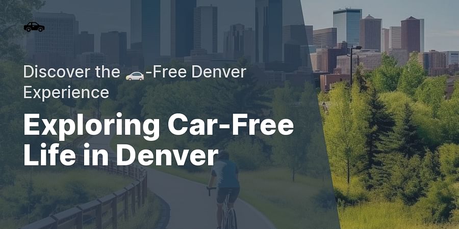 Exploring Car-Free Life in Denver - Discover the 🚗-Free Denver Experience