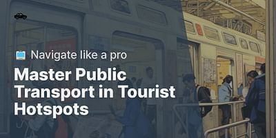 Master Public Transport in Tourist Hotspots - 🚍 Navigate like a pro