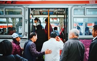 What are some tips for staying safe when using public transportation?